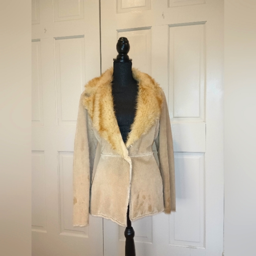 Tan Faux Fur Coat